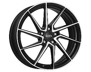 Dotz Spa dark Black/polished 7,5x17 5x100 ET35 CB60,1 60° 650 kg OSA76BP35