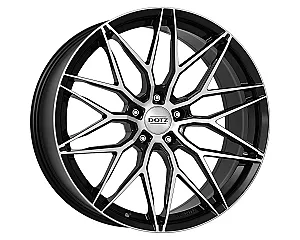 Dotz Suzuka dark Black/polished 9x20 5x112 ET28 CB70,1 60° 740 kg OSU0M8BP28