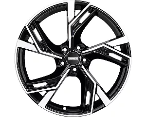 Fondmetal Atena Glossy Black Machined 8x18 5x112 ET40 CB57,1 R13 825 kg RF09335