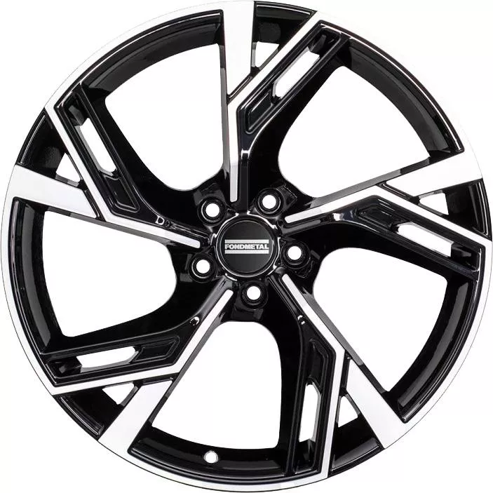 Fondmetal Atena Glossy Black Machined 8x18 5x112 ET40 CB57,1 R13 825 kg RF09335