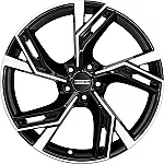 Fondmetal Atena Glossy Black Machined 8x18 5x112 ET40 CB57,1 R13 825 kg RF09335
