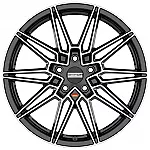 Fondmetal Thoe Glossy Black Machined 8x19 5x120 ET29 CB72,6 60° 775 kg RF18202
