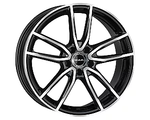 MAK Evo Black Mirror 10x21 5x112 ET62 CB66,6 (Long Bolt) R14 1020 kg F1021EVBM62WS6Y
