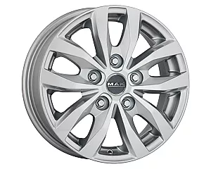 MAK Load 5 Silver 7x17 5x120 ET55 CB65,1 R14 1200 kg F70705DSI55IG3X
