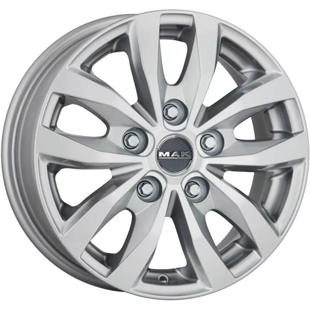 MAK Load 5 Silver 7x17 5x120 ET55 CB65,1 R14 1200 kg F70705DSI55IG3X