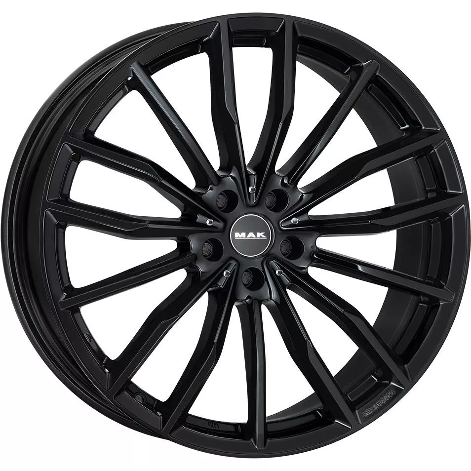 MAK Rapp Gloss Black 9x19 5x120 ET18 CB74,1 60° 1050 kg F9090RUGB18NZX