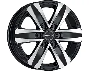 MAK Stone 6 Black Mirror 8,5x20 6x139.7 ET20 CB106,1 Flat 1215 kg F85206TBM20VH2X