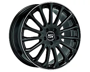 MSW 30 Gloss Black+Diamond Lip 7,5x18 5x114.3 ET40 CB73,1 60° 725 kg W19319505TGA