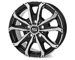 MSW 48 Van Gloss Black Full Polished 7x17 5x108 ET46 CB65,1 60° 1300 kg W19328001T56