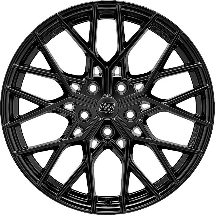 MSW 74 Gloss Black 8x19 5x112 ET27 CB73,1 60° 790 kg W19351501TC5