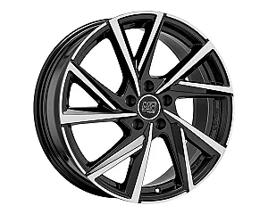 MSW 80-5 Gloss Black Full Polished 8x18 5x112 ET40 CB57,1 R13 690 kg W19388006T56