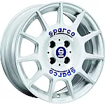 Sparco Terra White Blue Lettering 7x16 5x114.3 ET45 CB75,0 60° 650 kg W29046604G7