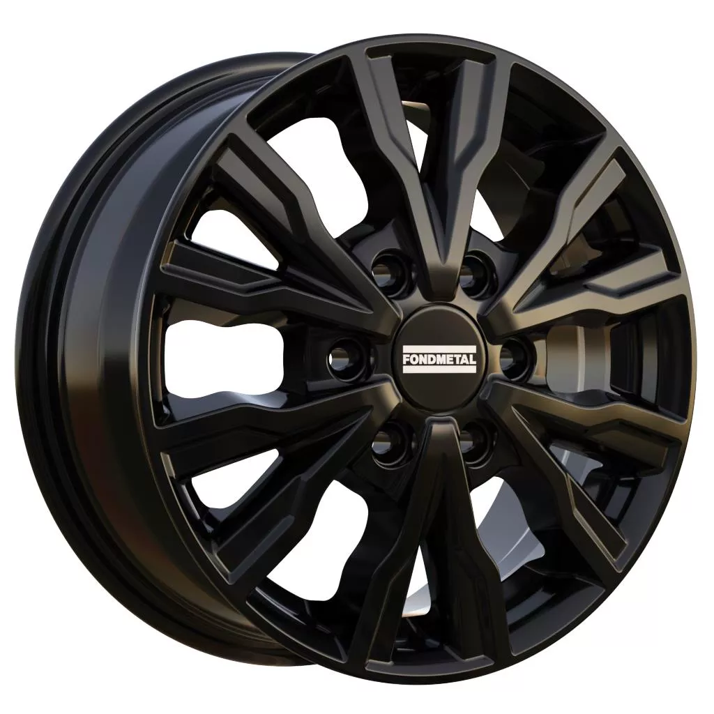 Fondmetal PRO2 Glossy Black 7x17 6x120 ET48 CB74,5 60° 1250 kg RF19903