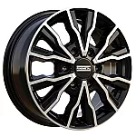 Fondmetal PRO2 Glossy Black Machined 7x17 6x120 ET48 CB74,5 60° 1250 kg RF19904
