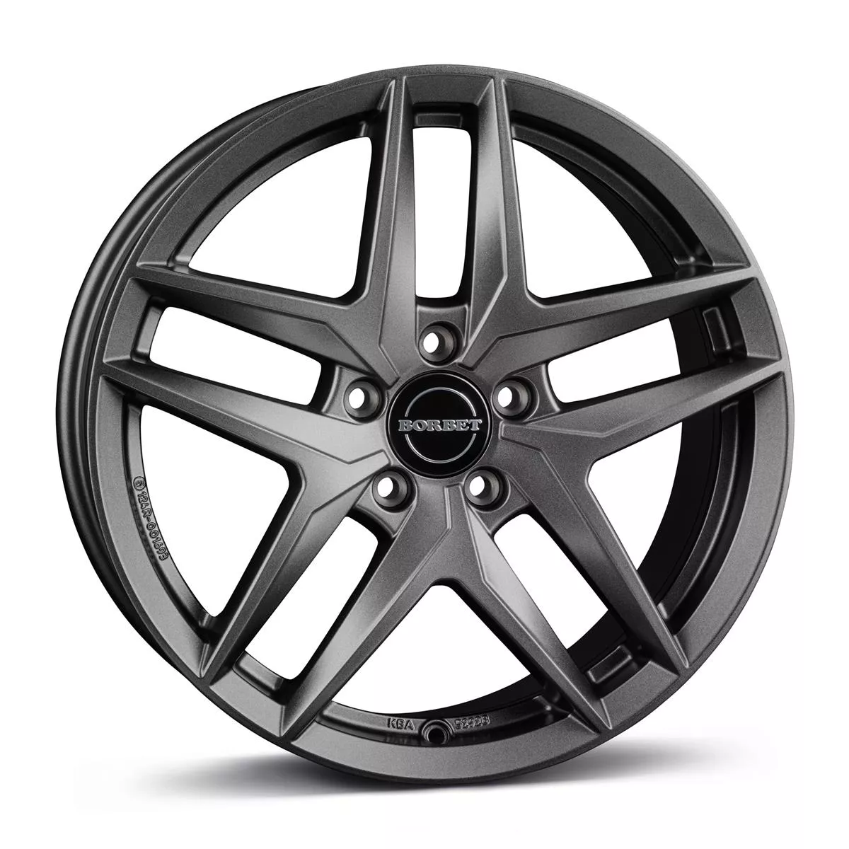 Borbet Z dark grey matt 8x18 5x112 ET38 CB66,6 R14 775 kg 497198