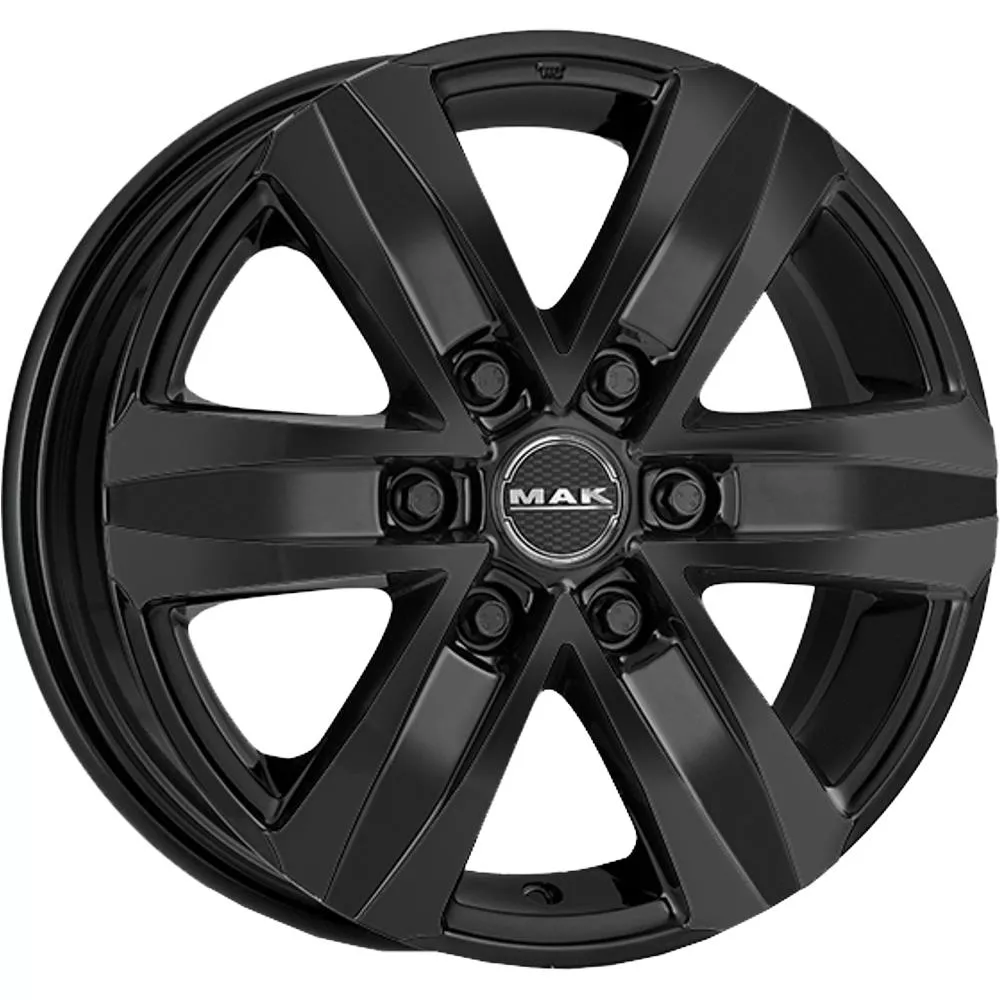 MAK Stone 6 Gloss Black 8,5x20 6x139.7 ET50 CB95,1 60° 1215 kg F85206TGB50VJ4-LC250