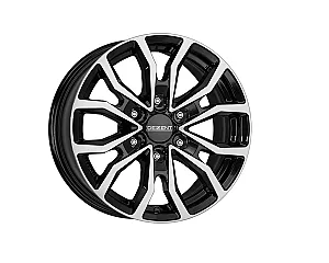 Dezent KC dark Black/polished 6,5x17 6x120 ET50 CB74,5 60° 1400 kg TKC9GBP50E