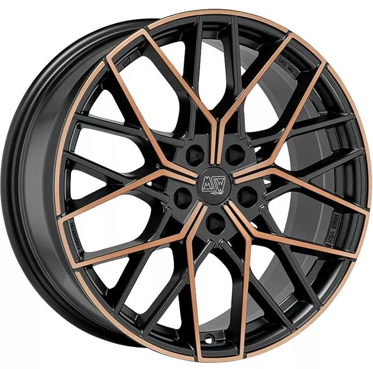 MSW 74 Matt Black Copper Fp 8,5x20 5x112 ET40 CB73,1 60° 950 kg W19363504TCAC