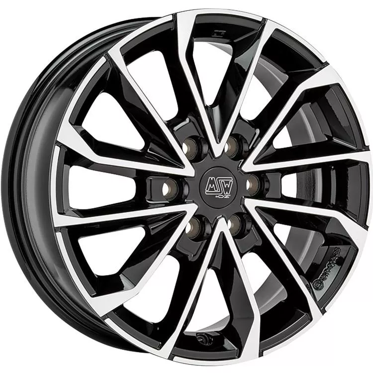 MSW 42 Van Gloss Black Full Polished 6,5x17 6x130 ET54 CB84,1 R14 1250 kg W19468002T56