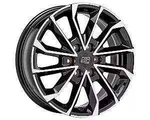 MSW 42 Van Gloss Black Full Polished 7,5x19 6x120 ET52.5 CB74,5 60° 1250 kg W19473001T56