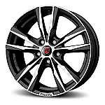 Reds K2 HD Matt Black polished 7,5x17 5x112 ET35 CB79,5 60° 700 kg WKHE7573512S