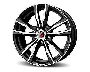 Reds K2 HD Matt Black polished 7,5x17 5x108 ET45 CB72,3 60° 700 kg WKHE75745508
