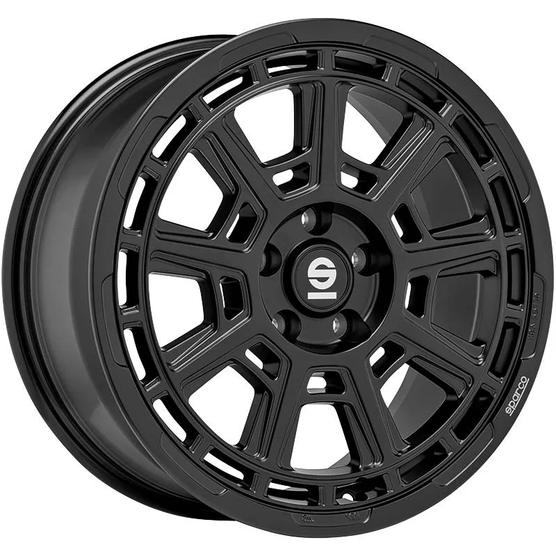 Sparco Sterrato Matt Black 8x17 6x120 ET44 CB74,5 60° 950 kg W2912100653