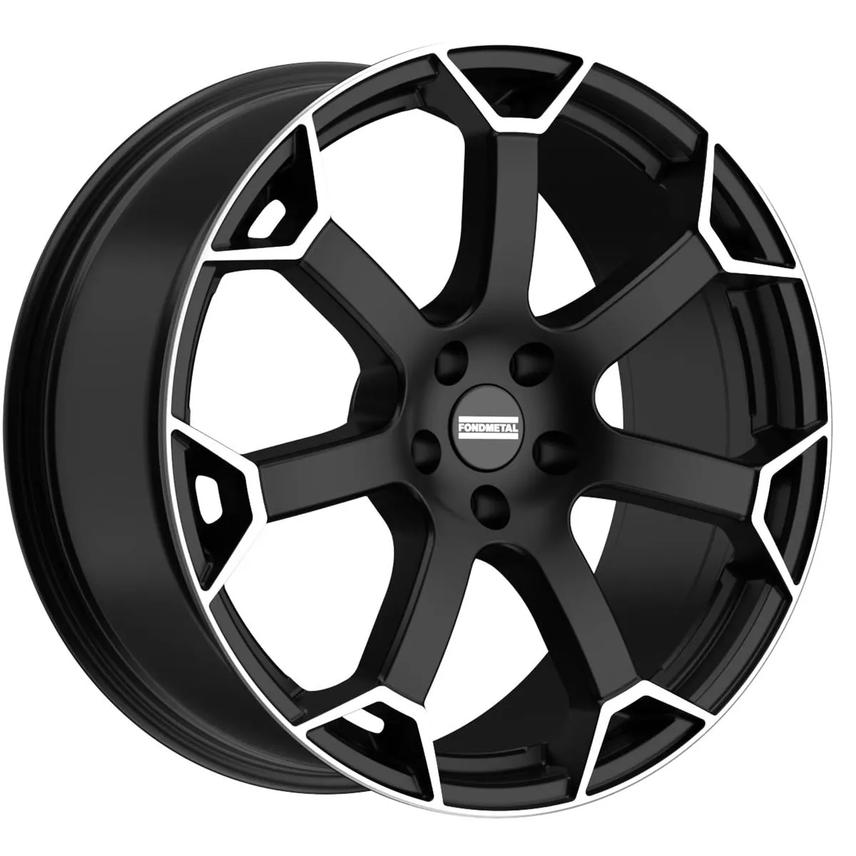 Fondmetal Zephyrus Matt Black Machined 8,5x19 5x112 ET45 CB66,6 R13 850 kg RF21002