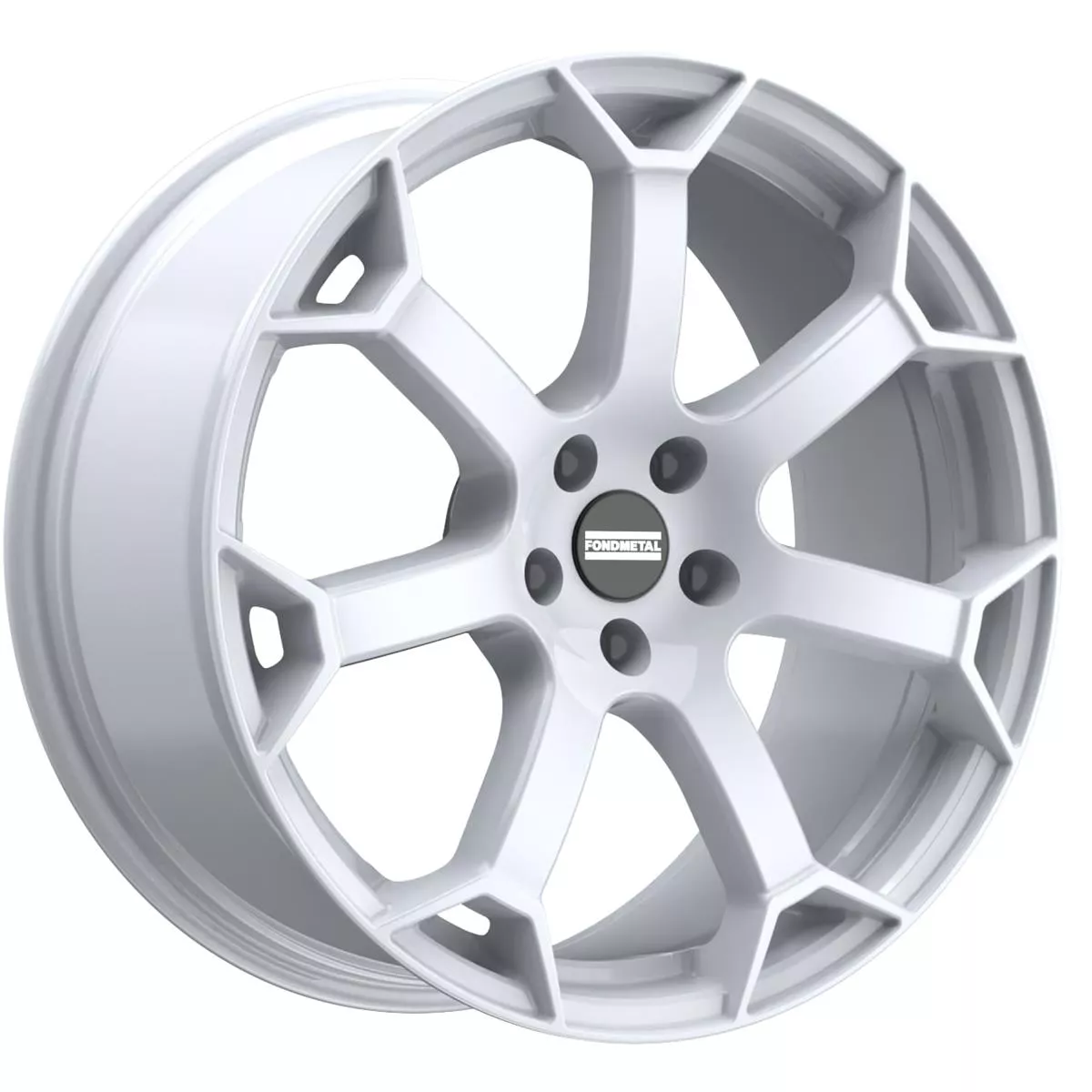 Fondmetal Zephyrus Glossy White 8,5x19 5x112 ET32 CB66,6 R13 850 kg RF21004