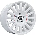 OZ Racing Rally Raid Race White Red Lettering 8,5x18 5x130 ET48 CB71,6 R14 950 kg W01C0115733