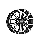 Dezent KC dark Black/polished 7,5x19 6x120 ET52.5 CB74,5 60° 1090 kg TKC9JGBP525E
