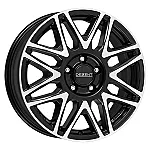 Dezent KH dark Black/polished 6,5x16 5x108 ET47 CB65,1 Flat 1050 kg TKHZHBP47E