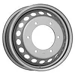 KFZ 9696 Silver 5,5x17 6x205 ET113 CB161,1 (HM: 121.5) Flat 1100 kg 9696