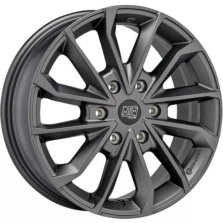 MSW 42 Van Matt Dark Grey 7,5x19 6x120 ET52.5 CB74,5 60° 1250 kg W19473001TP8