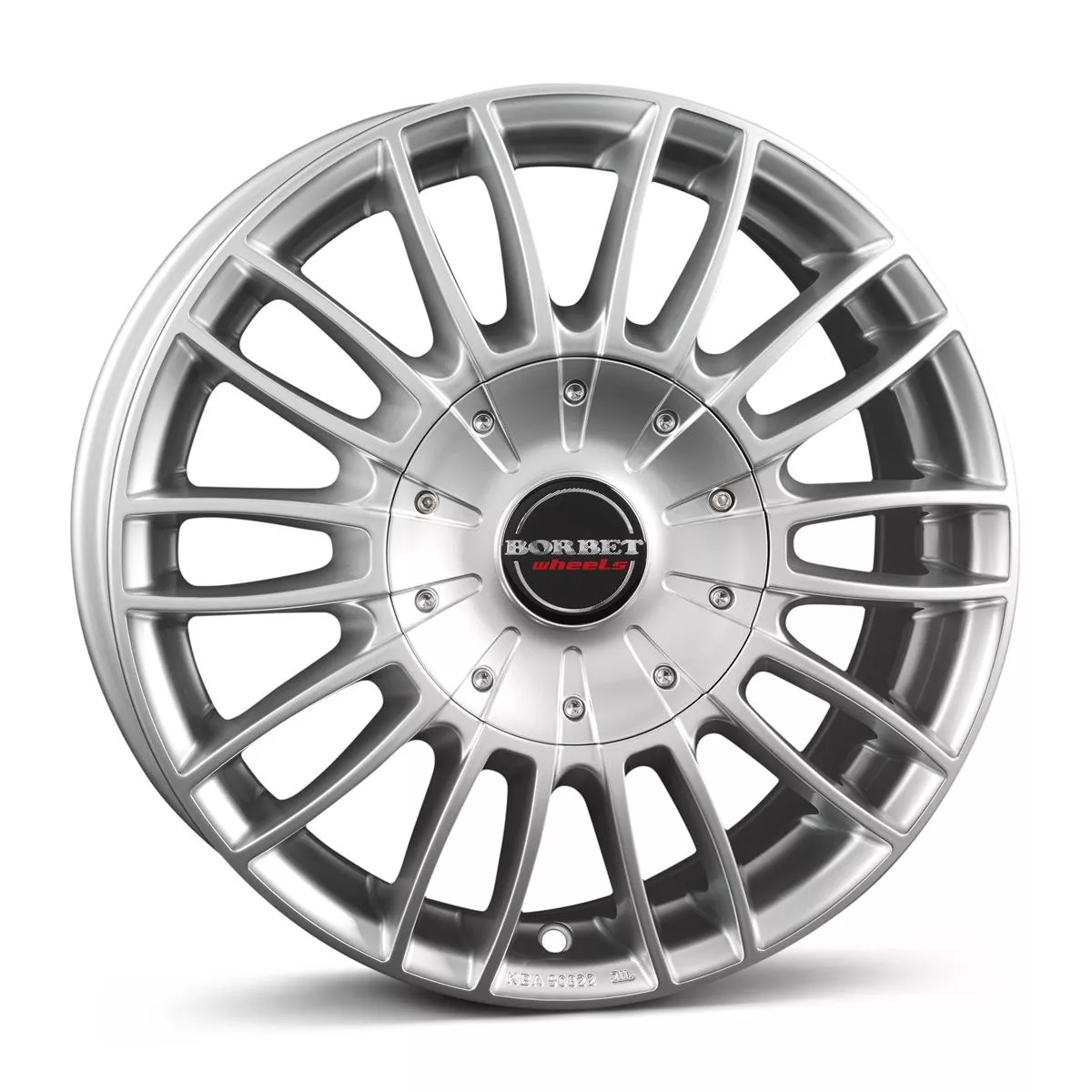 Borbet CW3 sterling silver 9x20 6x120 ET51 CB74,5 60° 1100 kg 222769