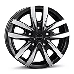 Borbet CW5 black polished matt 6,5x16 5x130 ET66 CB89,1 60° 1200 kg 497464