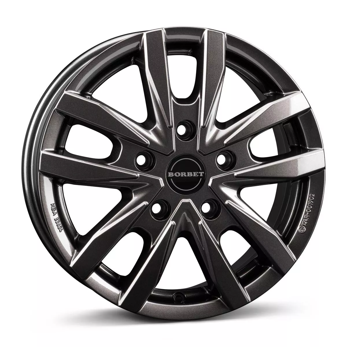 Borbet CW5 mistral anthracite glossy 6,5x16 5x130 ET66 CB89,1 60° 1200 kg 497466