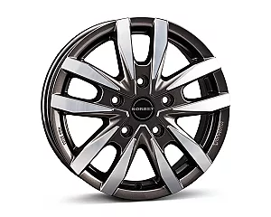 Borbet CW5 mistral anthracite glossy polished 6x16 5x118 ET68 CB71,1 60° 1350 kg 497704