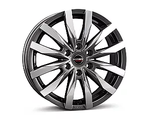 Borbet CW6 mistral anthracite glossy polished 6,5x16 6x130 ET62 CB84,1 60° 1350 kg 497025