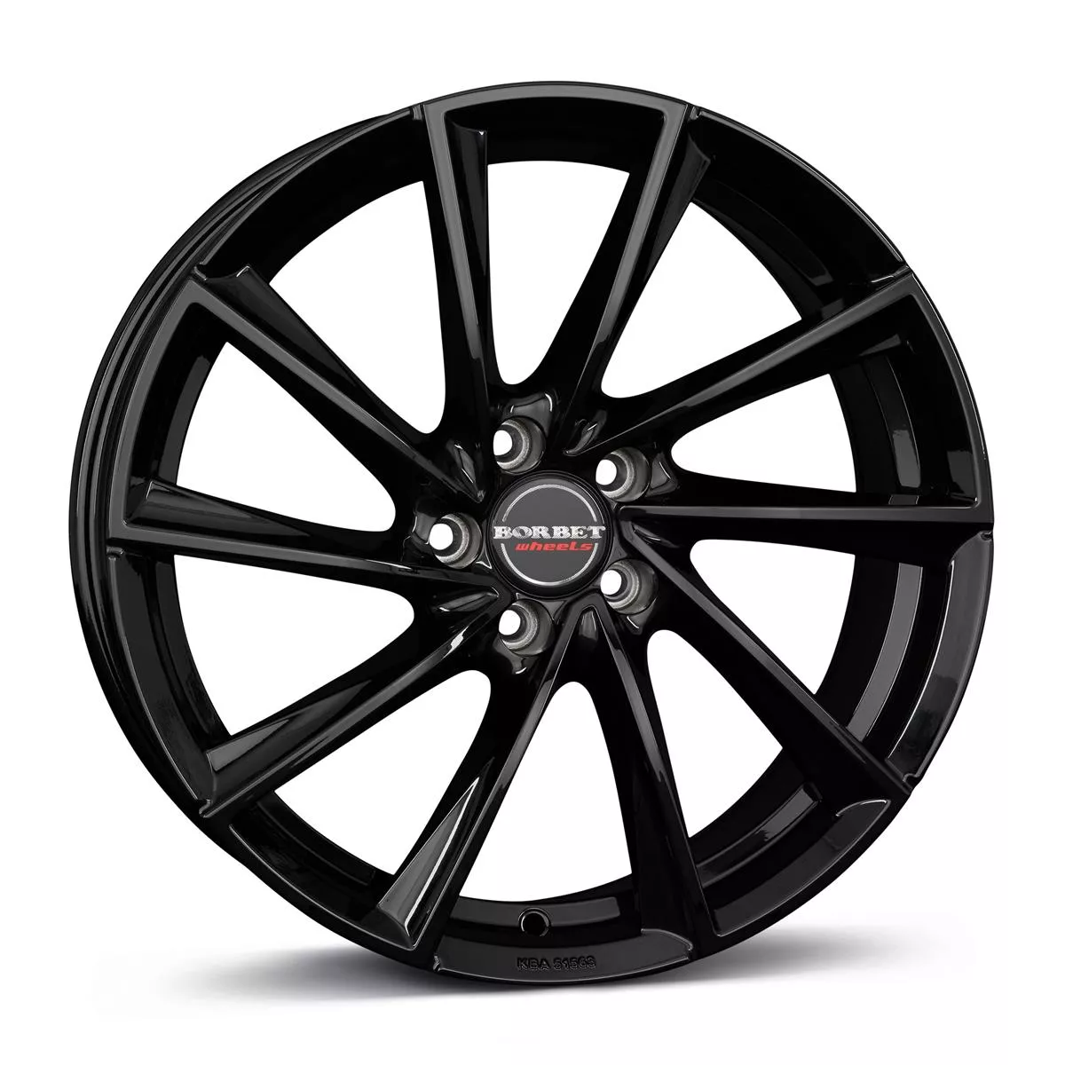 Borbet VTX black glossy 8x18 5x108 ET45 CB72,6 60° 670 kg 496482