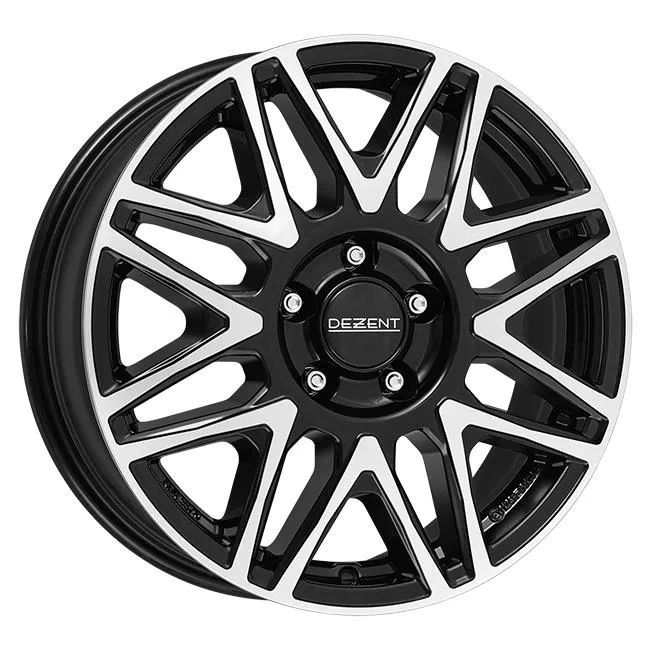 Dezent KH dark Black/polished 6,5x16 5x130 ET66 CB89,1 60° 1400 kg TKHZLBP66E