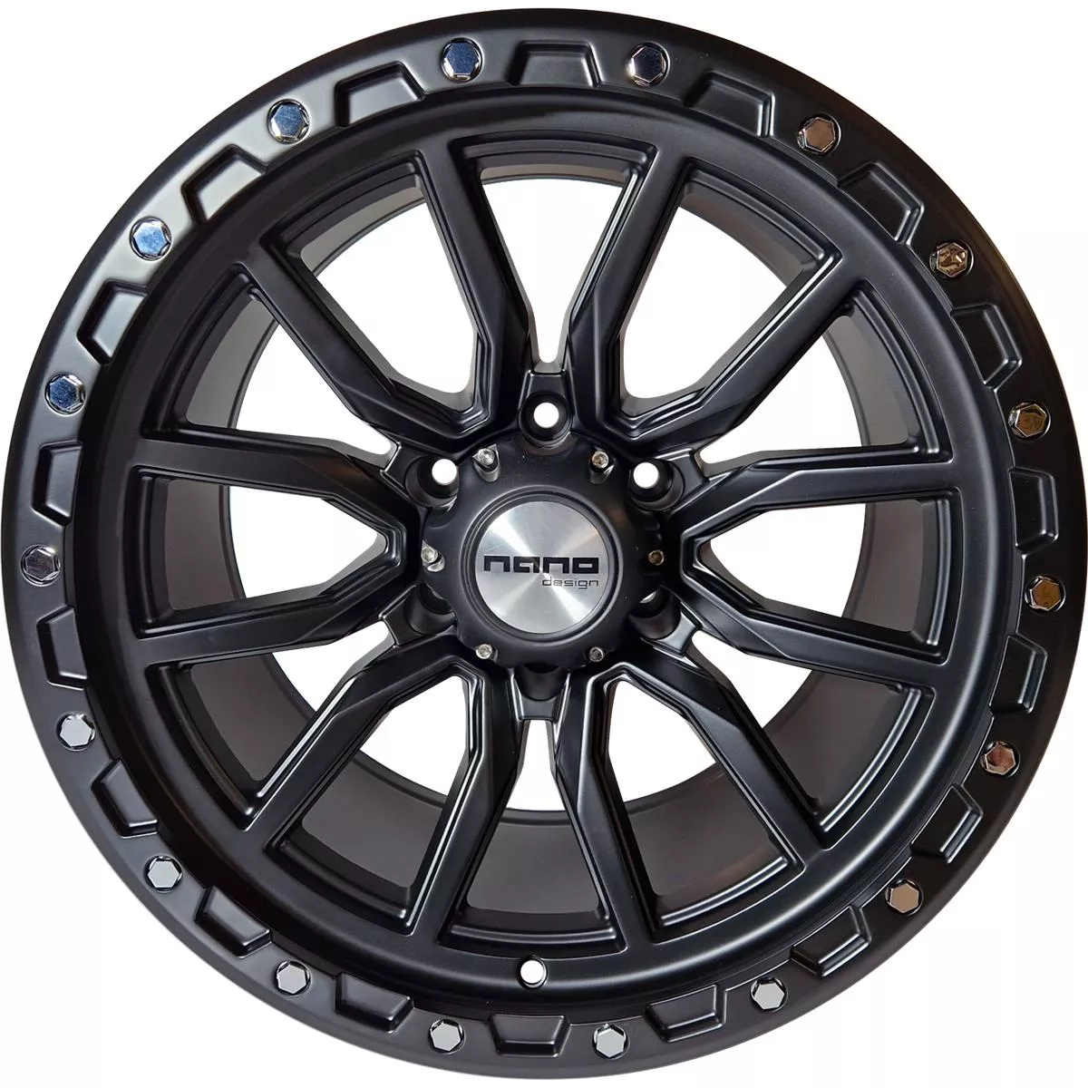 Nano Y0156 Full Matt Black 10x18 6x139.7 ET-18 CB110,1 60° 955 kg BKY0156MB-639-810-18