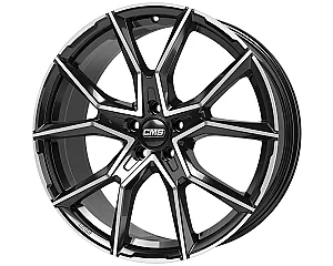 CMS C33 Diamond Black Gloss 8,5x20 5x114.3 ET45 CB67,1 60° 800 kg C33 8520 45 10 DB