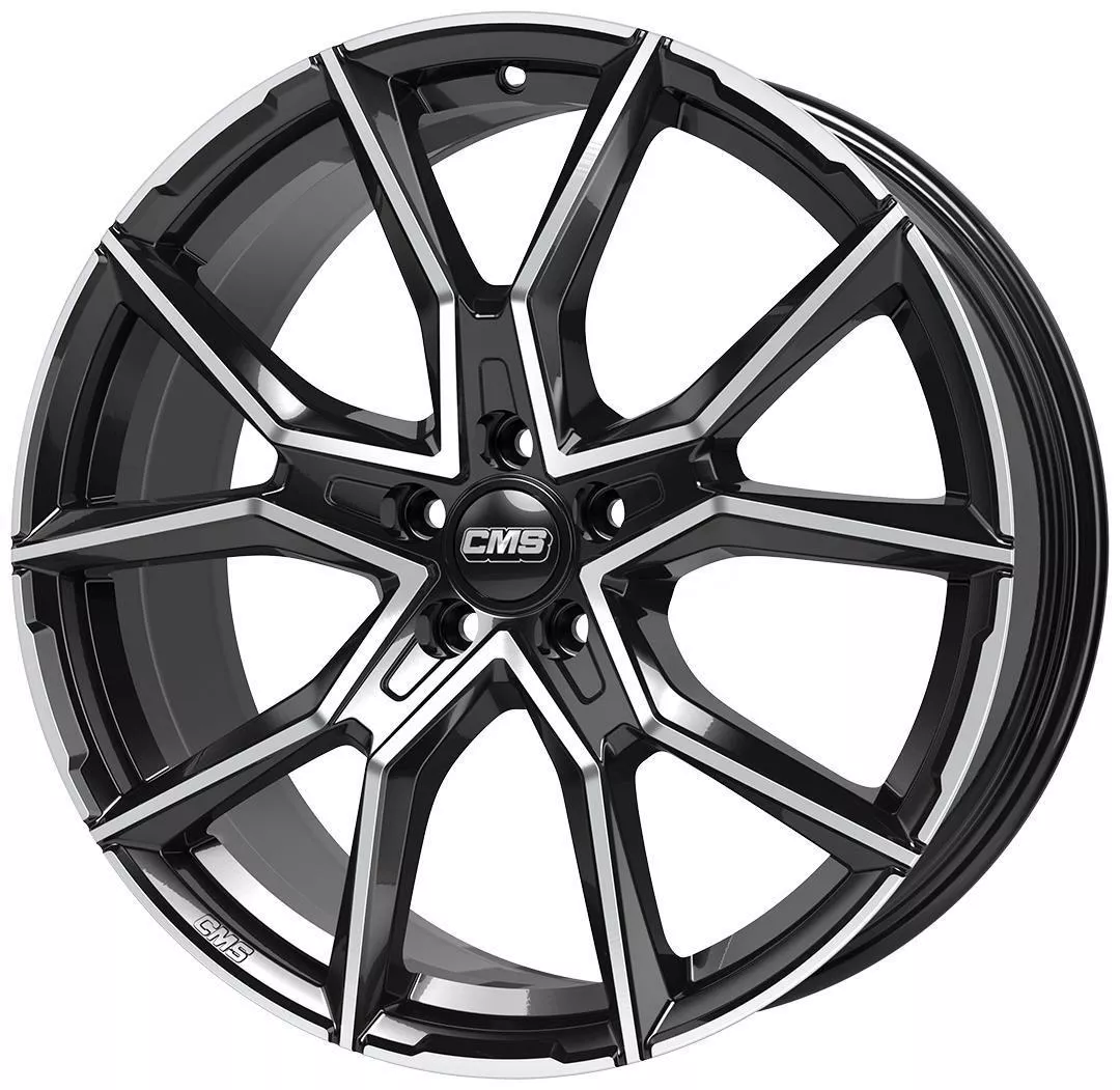 CMS C33 Diamond Black Gloss 8,5x20 5x114.3 ET45 CB67,1 60° 800 kg C33 8520 45 10 DB