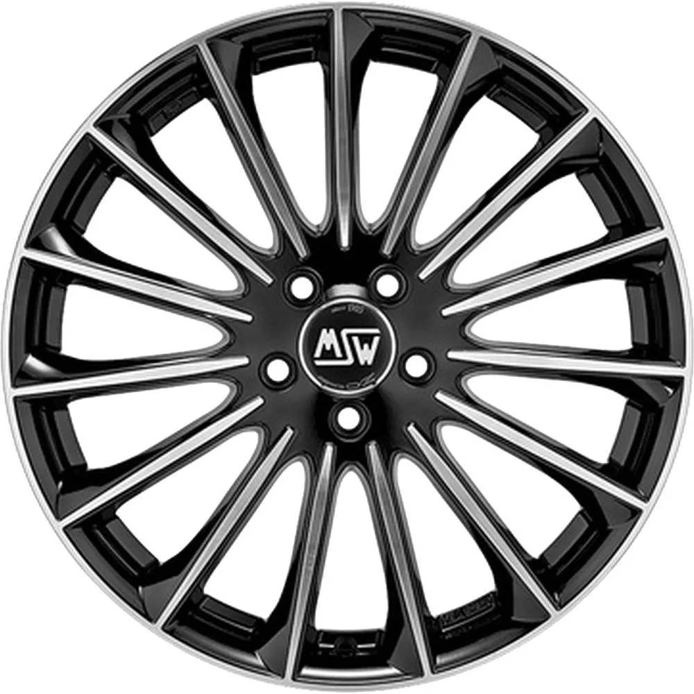 MSW 30 Gloss Black Full Polished 8,5x19 5x112 ET38 CB73,1 60° 760 kg W19306503T56