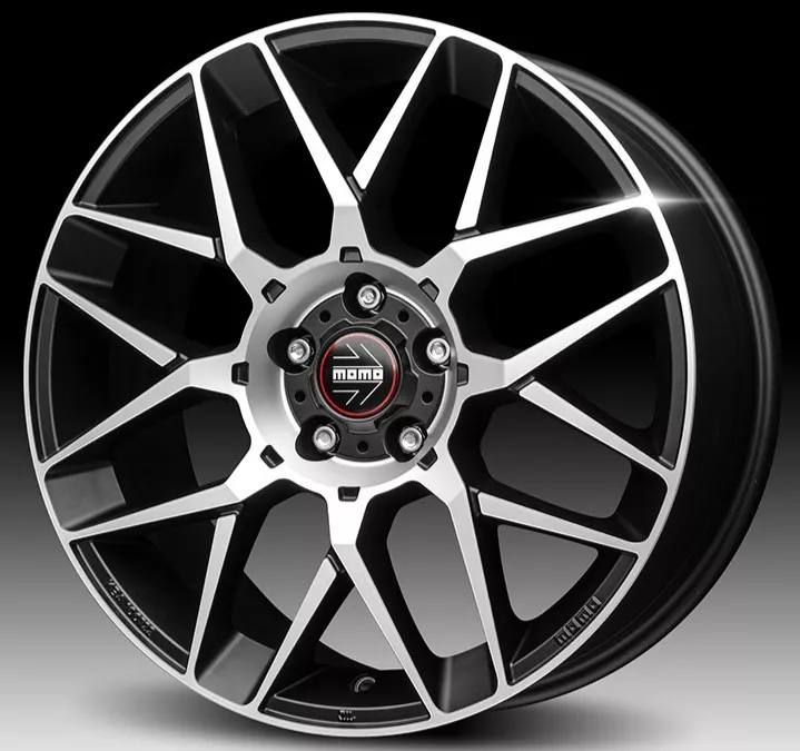 Momo REVENGE EVO 2.0 Matt Black Polished 7x17 5x100 ET38 CB72,3 60° 630 kg W2RE70738500E