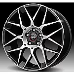 Momo REVENGE EVO 2.0 Matt Black Polished 7x17 5x100 ET38 CB72,3 60° 630 kg W2RE70738500E