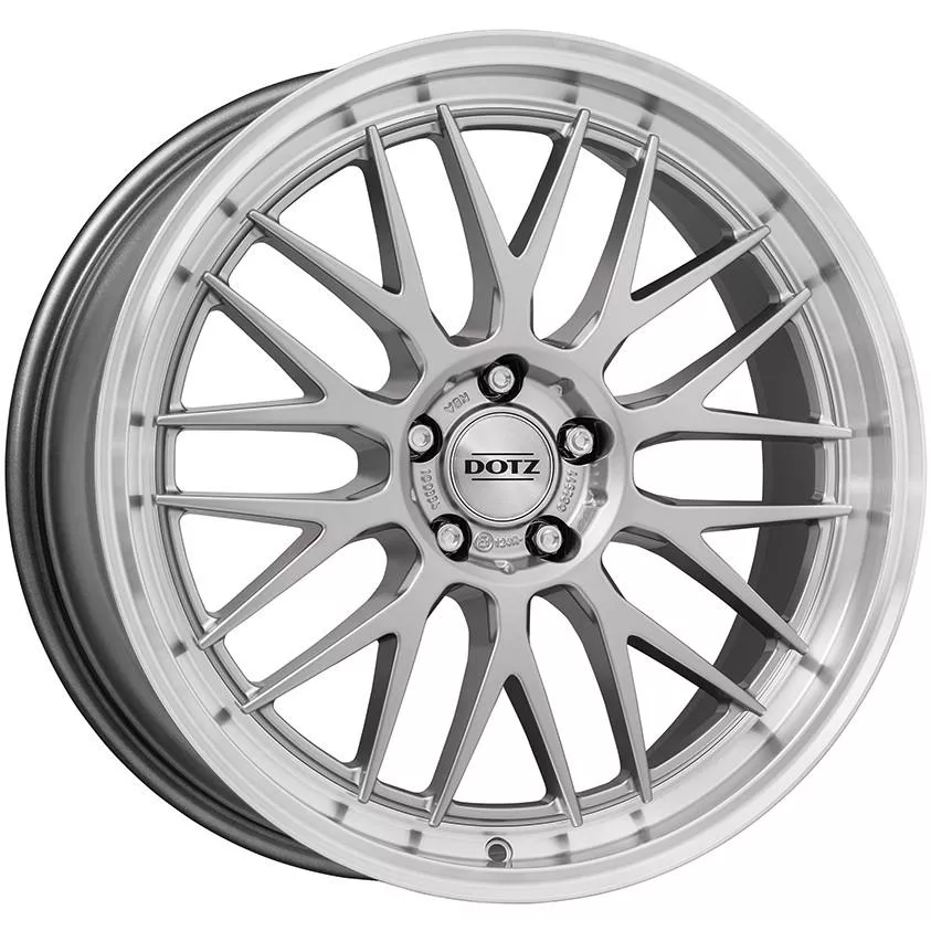 Dotz Bilbao Silver/polished lip 8x17 5x114.3 ET45 CB71,6 60° 715 kg OBIS0SL45