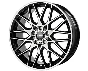 CMS C25 Diamond Black Gloss 9x20 5x112 ET45 CB66,6 R14 1000 kg C25 9020 45 82S DB