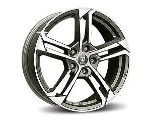 Reds Twist Matt Polished 7x17 5x100 ET38 CB72,3 60° 615 kg